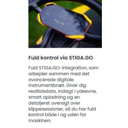 Stiga Havetraktor Estate 598e 56V 40Ah Udskifteligt batteri