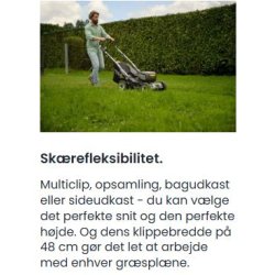 Stiga Twinclip 950e V Kit inkl. 2 stk 7,5 Ah batterier og lader