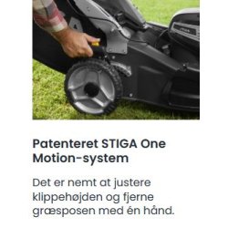 Stiga Twinclip 950e V Kit inkl. 2 stk 7,5 Ah batterier og lader