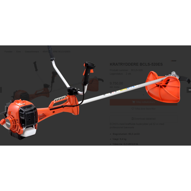 Echo Trimmer og Kratrydder BCLS-520ES