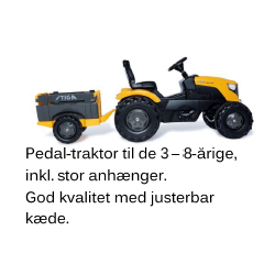 MINI T-300 STIGA legetjshavetraktor med pedalfremdrift