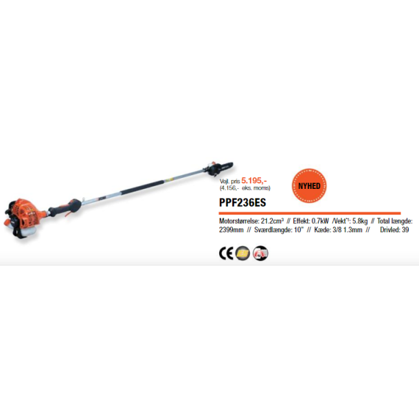 Echo Stangsav 240 cm Motorsav PPF236ES
