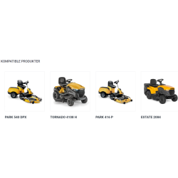 Stiga 30 liter Fr- og gdningsspreder til Havetraktorer og frontmonterede Ridere.