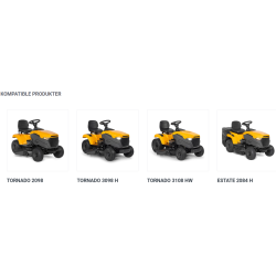 Stiga 30 liter Fr- og gdningsspreder til Havetraktorer og frontmonterede Ridere.