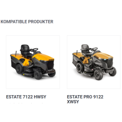 Stiga Bagmonteret 23 kg kontravgt til Estate havetraktorerne