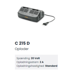 Stiga Collector 136e Kit inkl. 2 batterier - 2x2 Ah) og lader