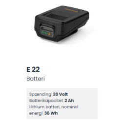 Stiga Collector 136e Kit inkl. 2 batterier - 2x2 Ah) og lader