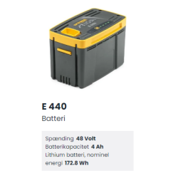 Stiga Collector 548 AE Inkl. Batteri 4.0 Ah og Lader