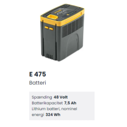 Stiga Collector 548e S Kit inkl. 2 batterier - 2x4 Ah) og lader