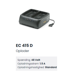 Stiga Combi 50 V AE Kit inkl 2 x STIGA ePowerE 475 (7,5Ah) og dobbeltoplader