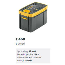 Stiga Combi 50 V AE Kit inkl 2 x STIGA ePowerE 475 (7,5Ah) og dobbeltoplader