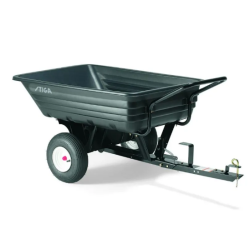 Stiga Combivogn i plastik med en kapacitet p 180 liter til Havetraktorer og frontmonterede Ridere
