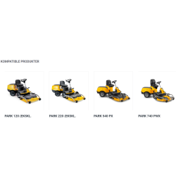 Stiga Combivogn i plastik med en kapacitet p 180 liter til Havetraktorer og frontmonterede Ridere