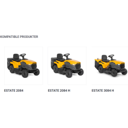 Stiga Deflektorst til montering bag p nvnte Combi og Estate Havetraktorer 