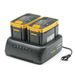 Stiga EC 415 D dobbeltlader til bde 2, 4, 5 og 7,5 Ah