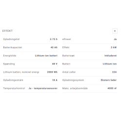 Stiga Havetraktor Estate 584e 48 V / 40 Ah