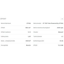 Stiga Havetraktor Estate 598 W