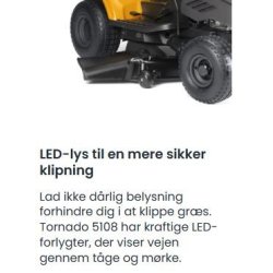 Stiga Havetraktor Tornado 5108 