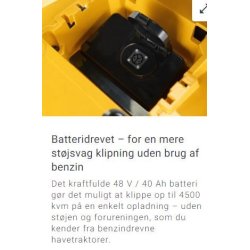 Stiga Havetraktor Tornado 598e 48V 40 Ah