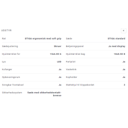 Stiga Havetraktor Tornado 7108e 48V 64 Ah