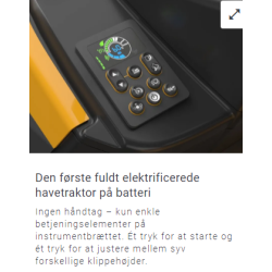 Stiga Havetraktor Tornado 7108e 48V 64 Ah
