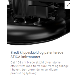 Stiga Havetraktor Tornado 7108e 48V 64 Ah