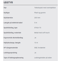 Stiga HPS 550 R H�jtryksrenser 220V 