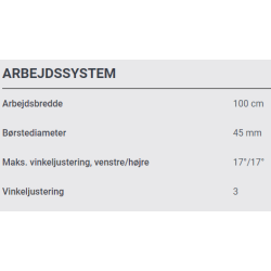 Stiga Kost 100 CM til Park modellerne