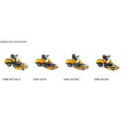 Stiga Mosrive med manuel justering til visse Park modeller og alle Park Pro modeller