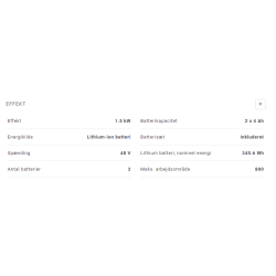 Stiga Multiclip 547e S Kit INKL. 2 stk Batterier (4 AH) og Lader