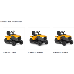 Stiga Multiclip-indsats til Tornado havetraktorer