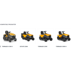 Stiga Plnetromle p 36" til Estate og Tornado Havetraktor