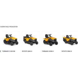 Stiga Plnetromle p 36" til Estate og Tornado Havetraktor
