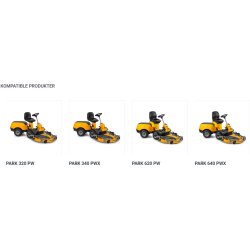 Stiga Rammevgte 2 X 17 Kg til de frontmonterede Ridere