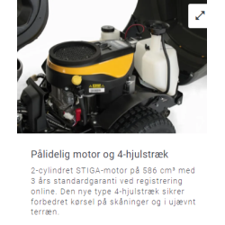 Stiga Rider Park 700 WX 4WD