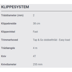 Stiga SBC 500 AE Buskrydder uden batteri og lader
