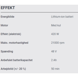 Stiga SHT 500 AE Hkkeklipper  uden Batteri og Lader
