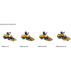 Stiga Slagleklipper med manuel justering til visse Park modeller og alle Park Pro modeller