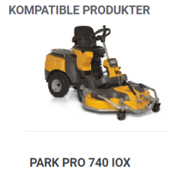 Stiga Slagleklipperaksel til montering i Mosriveaggregat til visse Park modeller og alle Park Pro modeller