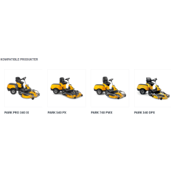 Stiga Sneblad 120 cm Park Ridere