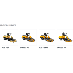 Stiga Sneblad 120 cm Park Ridere