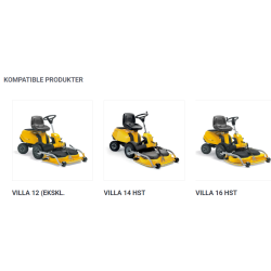 Stiga Snekder 16"X6 til Villa og Park