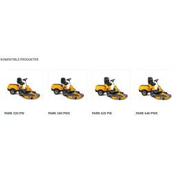 Stiga Snekder 16"X7,5 til alle Park fra 320 til 740 PWX 