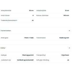 Stiga SRC 585 RG Frser og kultivator