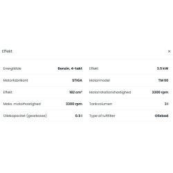 Stiga SRC 685 RG Frser og kultivator