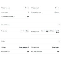 Stiga SRC 685 RG Frser og kultivator