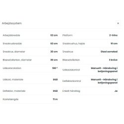 Stiga ST 5262 P to-trins sneslynge 