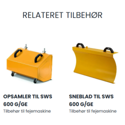 Stiga SWS 600 G fejemaskine 