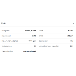 Stiga SWS 600 G fejemaskine 