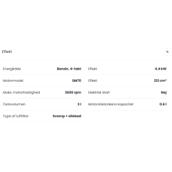 Stiga SWS 800 G fejemaskine 